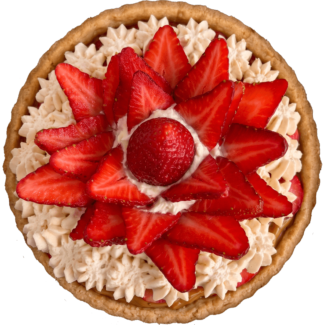 Tarta de Frutilla con crema chantilly